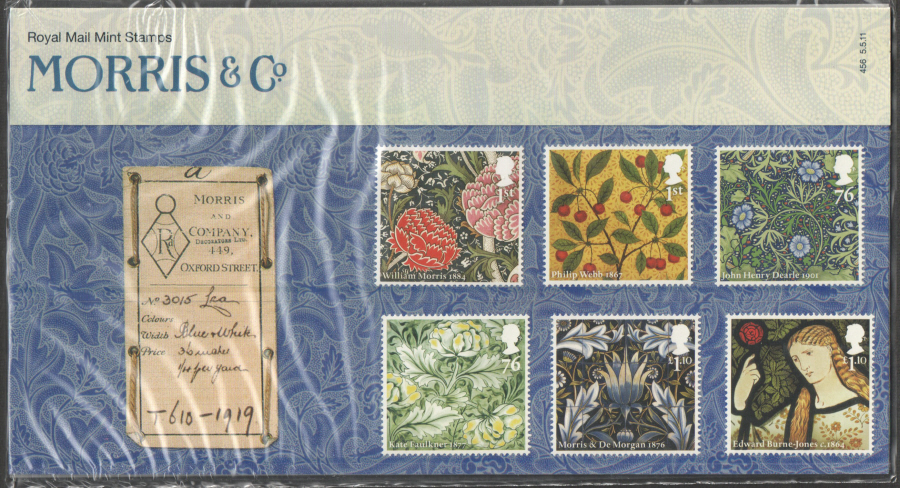 (image for) 2011 Morris & Co. Presentation Pack 456 - Click Image to Close